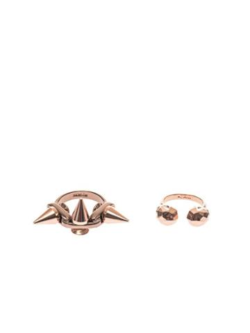 Joomi Lim Stacked Spike And Skull Rings