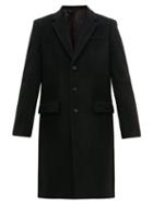 Matchesfashion.com Joseph - London Single Breasted Wool Blend Coat - Mens - Black