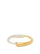 Matchesfashion.com Charlotte Chesnais - Gia Gold Vermeil And Sterling Silver Bracelet - Womens - Gold