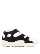 Matchesfashion.com Our Legacy - Cage Leather And Suede Trainers - Mens - White Black