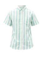 Matchesfashion.com Onia - Jack Striped Linen-blend Shirt - Mens - Blue Multi