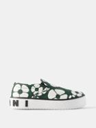 Marni X Carhartt - X Carhartt Wip Floral-print Canvas Trainers - Mens - Green White