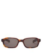 Matchesfashion.com Flatlist - Hanky Rectangle Acetate Sunglasses - Mens - Tortoiseshell