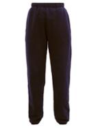 Matchesfashion.com Les Tien - Classic Fleece Backed Cotton Track Pants - Womens - Navy