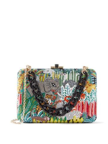 Judith Leiber - X Iris Apfel Jungle Crystal-embellished Clutch - Womens - Multi