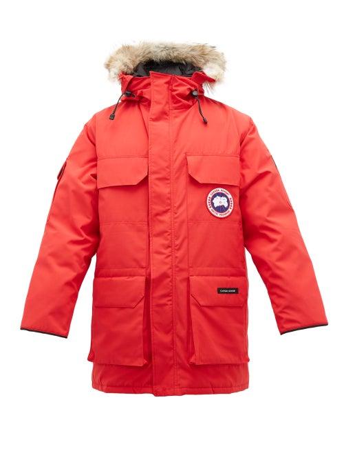 Matchesfashion.com Canada Goose - Expedition Down Filled Hooded Parka - Mens - Red