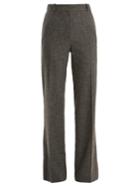 Vanessa Bruno Gauvain Mid-rise Herringbone Wool Trousers