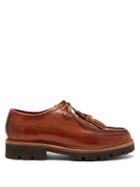Matchesfashion.com Grenson - Bennett Leather Chukka Shoes - Mens - Brown