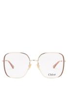 Chlo - Hanah Square Glasses - Womens - Gold