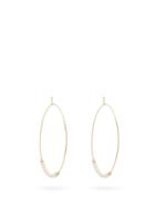 Matchesfashion.com Mizuki - Large Pearl Hoop Earrings - Womens - Pearl