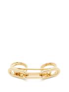 Matchesfashion.com Burberry - Chain Embellished Double Ring - Womens - Gold
