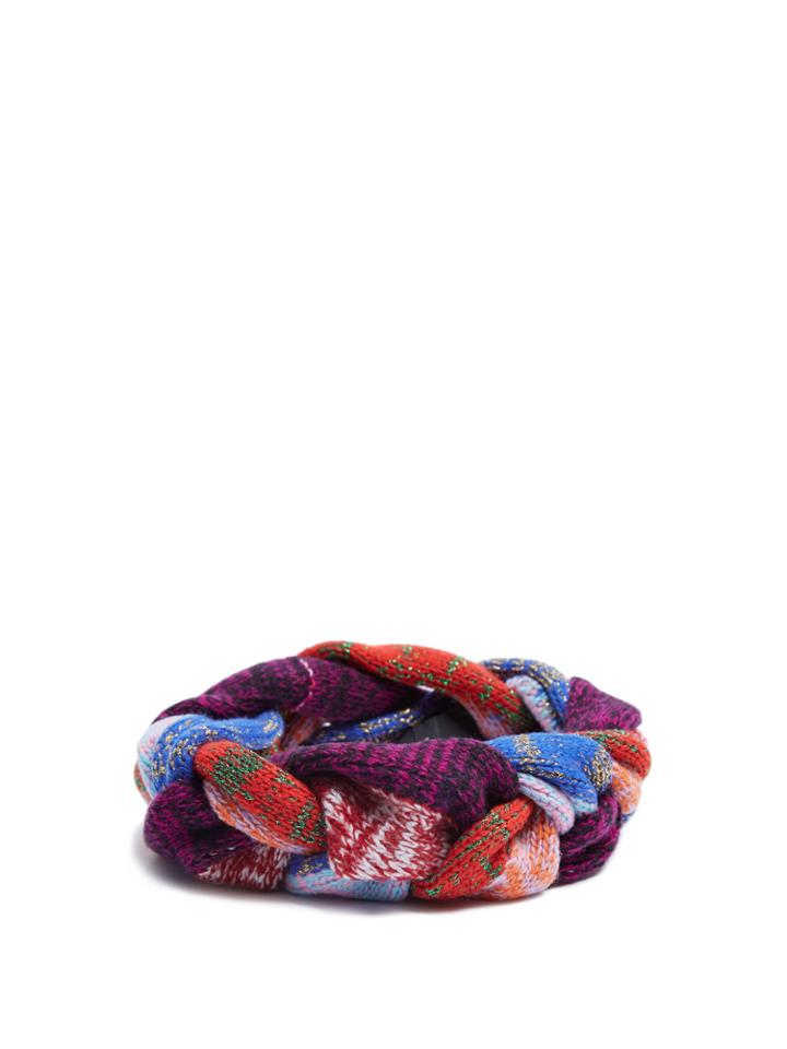 Gucci Braided-knit Wool-blend Headband