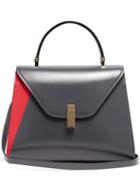 Matchesfashion.com Valextra - Iside Medium Leather Bag - Womens - Grey Multi