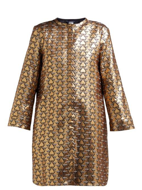 Matchesfashion.com S Max Mara - Cottage Coat - Womens - Gold