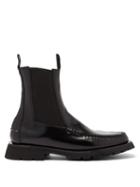 Matchesfashion.com Hereu - Alda Sport Leather Boots - Womens - Black