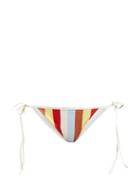 Matchesfashion.com Solid & Striped - The Amber Striped Bikini Briefs - Womens - Red White