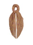 Matchesfashion.com Missoni - Patterned Knit Fringed Shawl - Womens - Gold