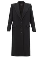 Isabel Marant - Giboleen Cotton-blend Whipcord Coat - Womens - Black