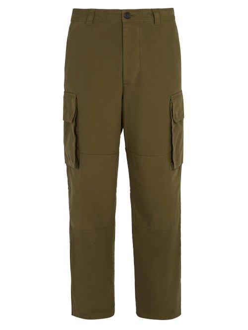 Matchesfashion.com Ami - Straight Leg Cargo Trousers - Mens - Green