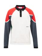 Matchesfashion.com Ambush - Logo-embroidered Cotton-jersey Rugby Shirt - Mens - White Multi