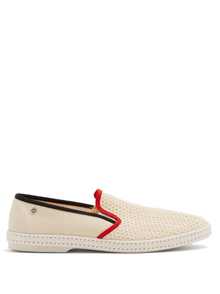 Rivieras Tour Du Monde Canvas Loafers