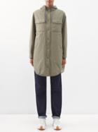 Brunello Cucinelli - Embellished Cotton-blend Parka - Womens - Khaki