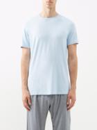 Derek Rose - Basel Jersey Pyjama Top - Mens - Light Blue