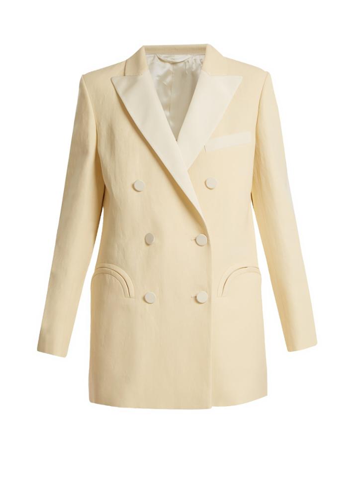 Blazé Milano Savannah Everyday Silk And Linen-blend Blazer
