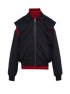 Matchesfashion.com Balenciaga - Gilet And Funnel Neck Sweater Blouson Twinset - Mens - Red Navy