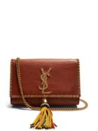 Saint Laurent Kate Whipstitched Leather Cross-body Bag