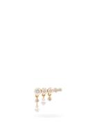 Ladies Fine Jewellery Maria Tash - Crescendo Diamond & 18kt Gold Single Earring - Womens - Yellow Gold