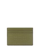 Loewe - Anagram-debossed Leather Cardholder - Womens - Green