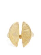 Matchesfashion.com Patcharavipa - 18kt Gold And Diamond Split Cuff - Womens - Gold