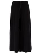 Matchesfashion.com Lisa Yang - Kate High-rise Cashmere Wide-leg Trousers - Womens - Black