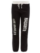 Radarte - Los Angeles Logo-print Track Pants - Womens - Black