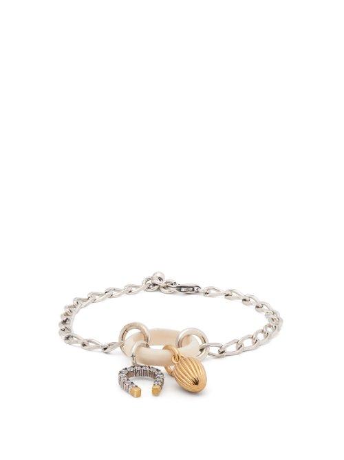 Matchesfashion.com Bottega Veneta - Mixed Charm Bracelet - Womens - Silver