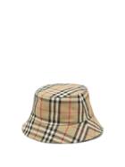 Matchesfashion.com Burberry - Vintage-check Cotton-blend Bucket Hat - Womens - Beige Multi