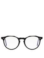 Monc - Kallio Round Bio-acetate Glasses - Mens - Black