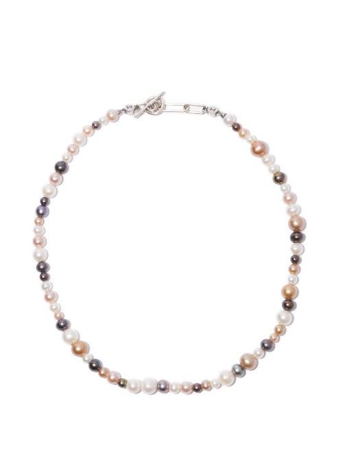M Cohen - Pina Pearl & Sterling-silver Necklace - Mens - Multi