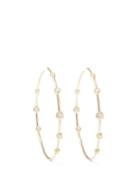 Jacquie Aiche - Sophia Diamond & 14kt Gold Hoop Earrings - Womens - Yellow Gold