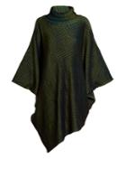 Issey Miyake Auroral Roll-neck Ripple-knit Poncho