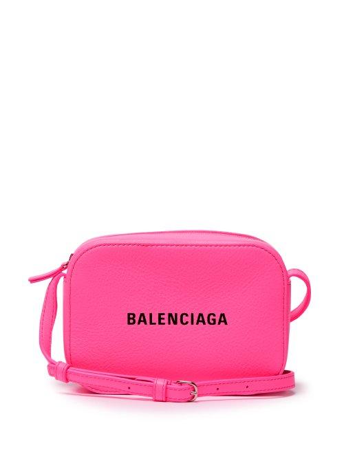 Matchesfashion.com Balenciaga - Everyday Xs Leather Cross Body Bag - Womens - Pink