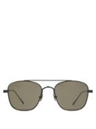 Matchesfashion.com Cartier Eyewear - C De Cartier Aviator Titanium Sunglasses - Mens - Black