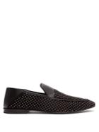 Balmain Cole Studded Suede Loafers