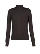 Bottega Veneta - Roll-neck Sweater - Womens - Dark Brown