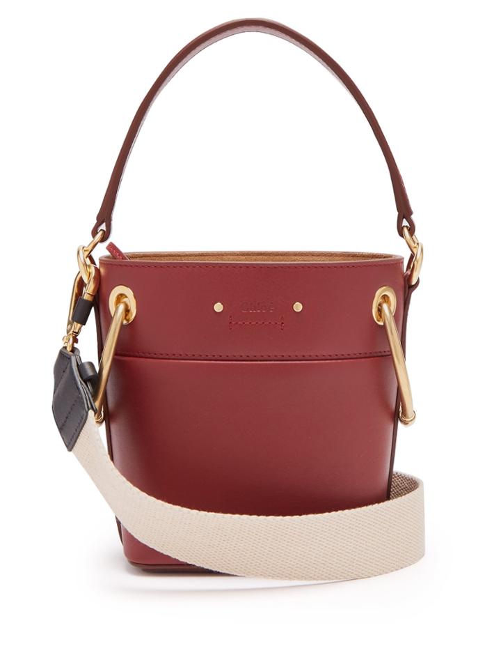 Chloé Roy Small Leather Bucket Bag