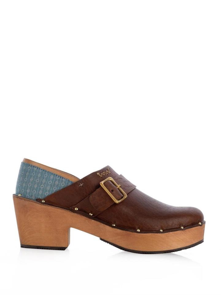 Visvim Labrang Leather Clogs
