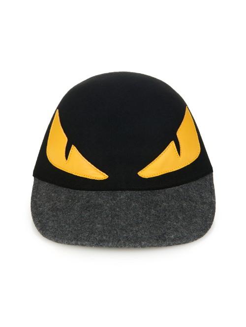 Fendi Bag Bugs Wool-felt Cap