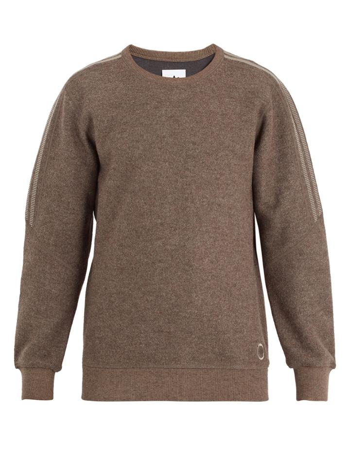 Adidas Originals By Wings + Horns Crew-neck Boucl-knit Sweatshirt