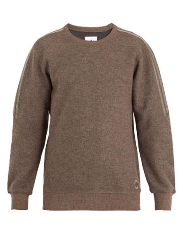Adidas Originals By Wings + Horns Crew-neck Boucl-knit Sweatshirt
